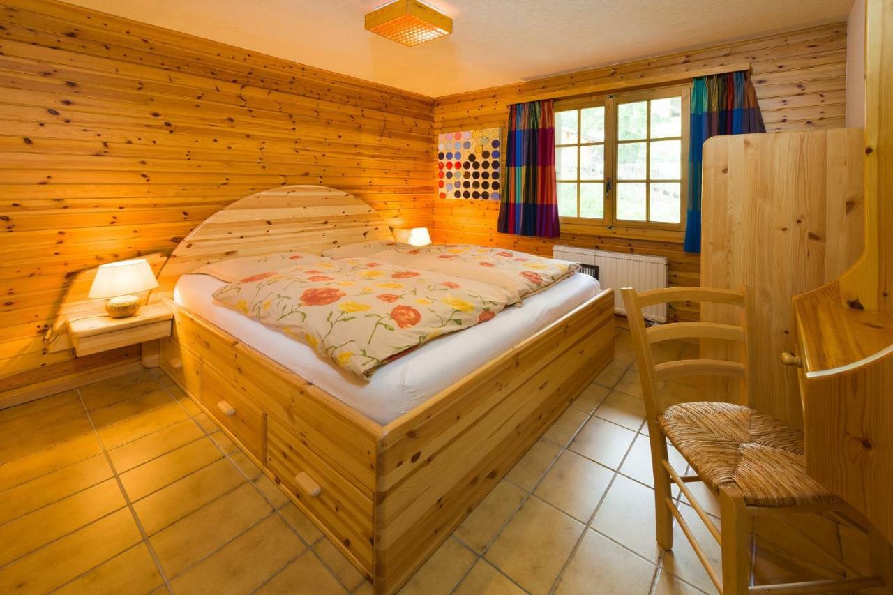 Apartment Schinkenheim "Bei Fuchs & Hase" Grächen Esterno foto