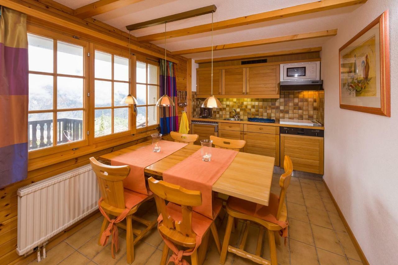 Apartment Schinkenheim "Bei Fuchs & Hase" Grächen Esterno foto