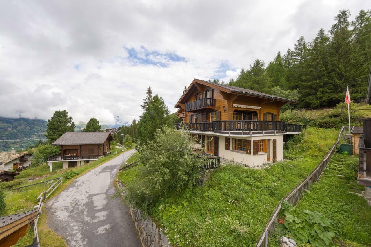 Apartment Schinkenheim "Bei Fuchs & Hase" Grächen Esterno foto