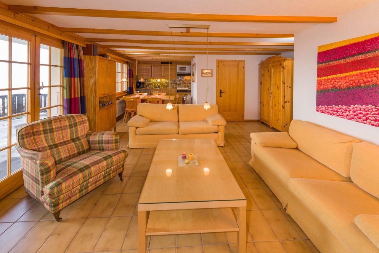 Apartment Schinkenheim "Bei Fuchs & Hase" Grächen Esterno foto